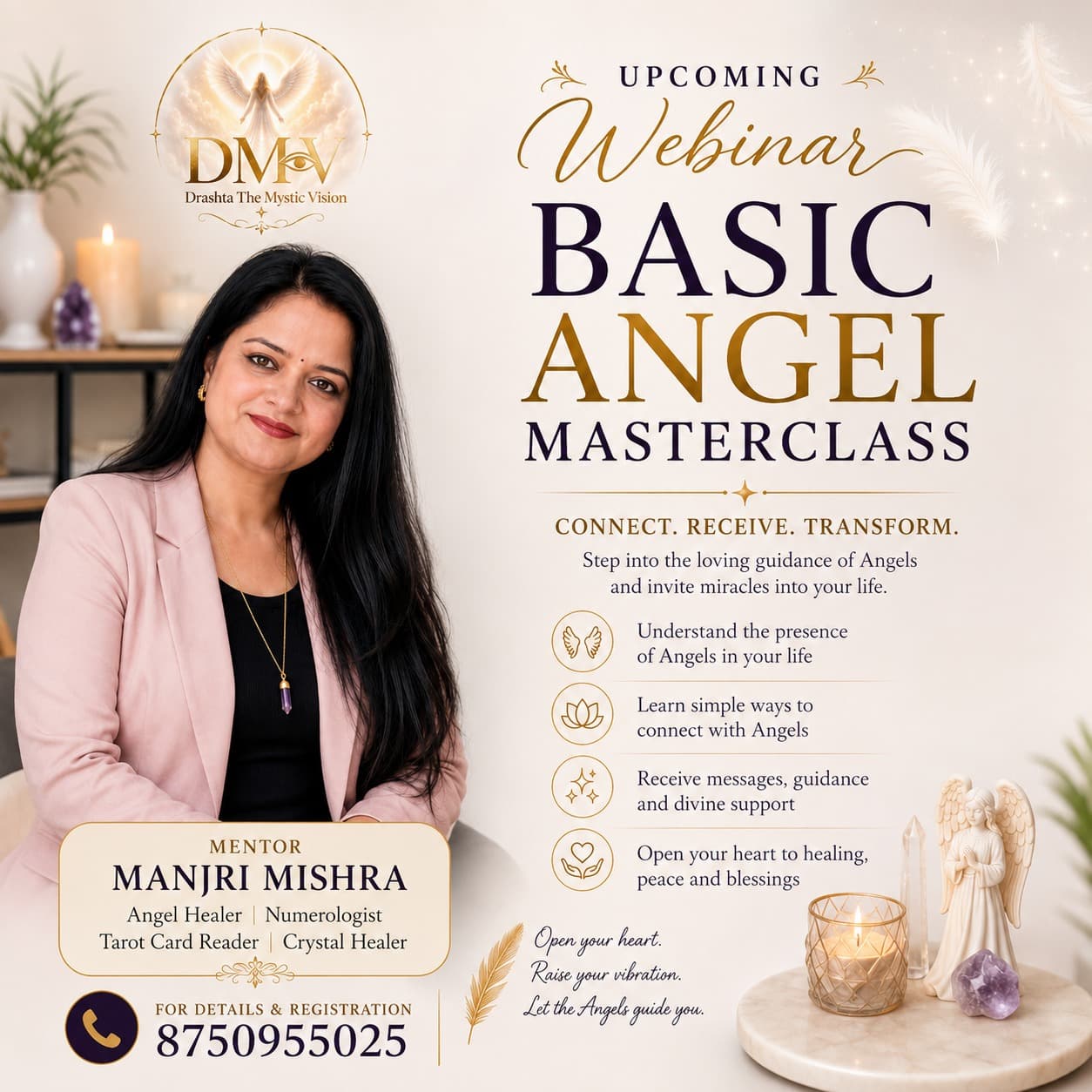 Basic Angel Masterclass with Manjri Mishra
