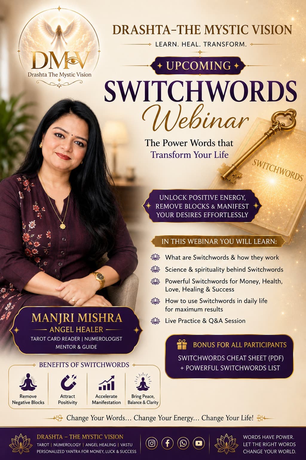 Switchwords Webinar with Manjri Mishra